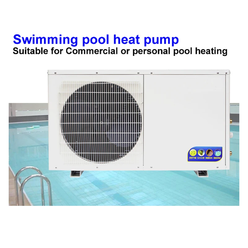 Eco Friendly Swimming Pool Heat Pump Water Heater Units for Indoor and Outdoor Swimming Pool Heating