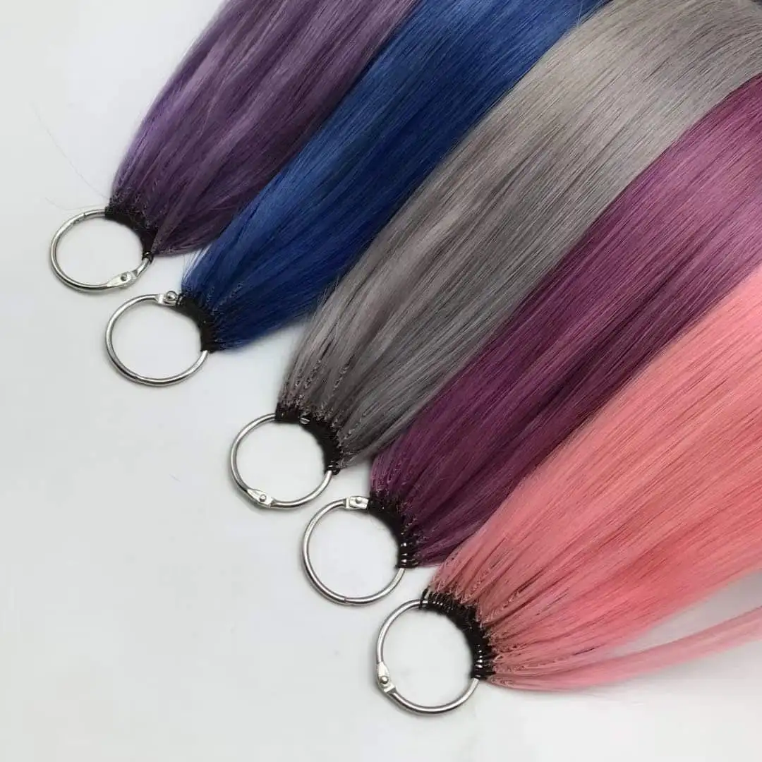 Human Straight hair extension products 100% human hair feather hair extension Vietnam High Quality raw vietnamese hair