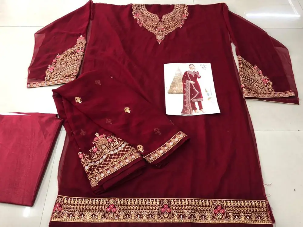 Hot Selling Exclusive Design of Fancy Embroidery Salwar Kameez Buy Partywear Kurti From Surat for Women Wholesaler of Dress