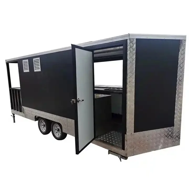 2023 Fast Food Truck Restaurant Food Cart Vending Van Catering Truck Mobile Food Trailer For Sale In Austria