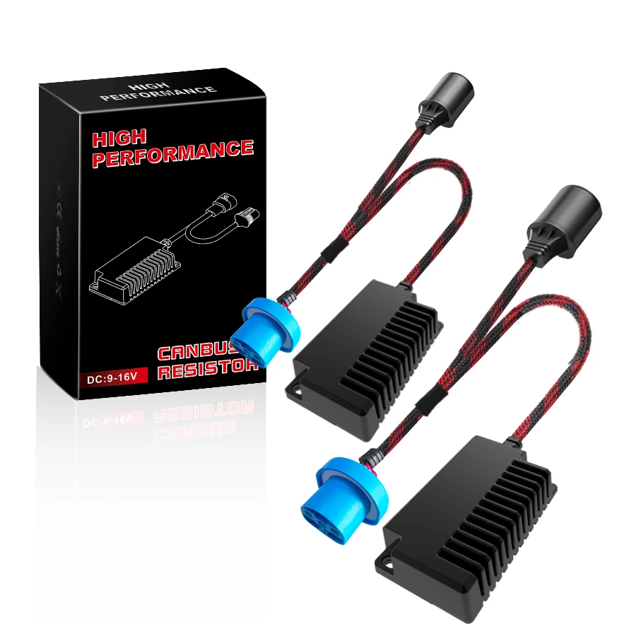 LED Headlight Load Resistor Kit 9004 9007 H13 H4 With 20W 12Ohm Anti Flicker Error Decoder Warning Canceller For Car Headlight