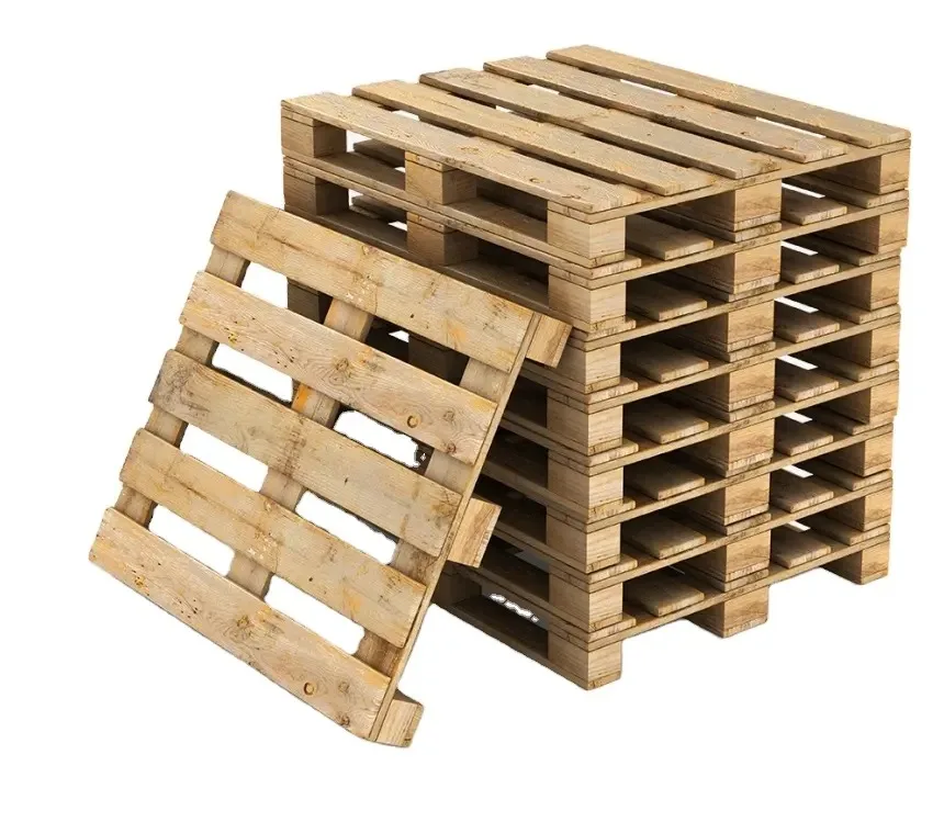 Euro Epal Pallets for Packaging Custom Four Way Style Double Faced Top Grade Wooden Pallet