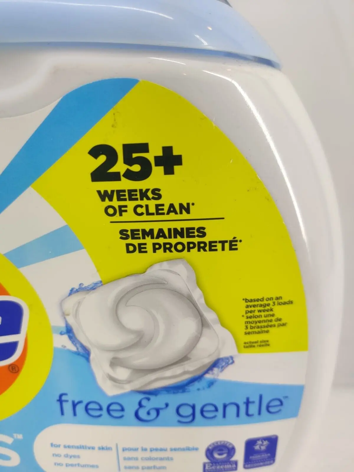 Best Tide PODS Free and Gentle, Laundry Detergent Soap PODS, HE, 96 Count - Unscented and Hypoallergenic for Sensitive Skin