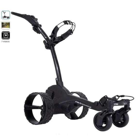 BEST SELLING M G I Zip Navigator All Terrain Electric Golf Cart - 36 Hole Lithium Battery - Remote Control