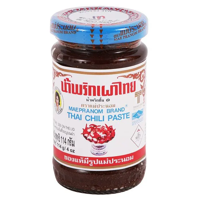Тайская паста с чили Mae Pranom 114 г приправа для приправы Том Ям Пряный суп из креветок тайские пищевые