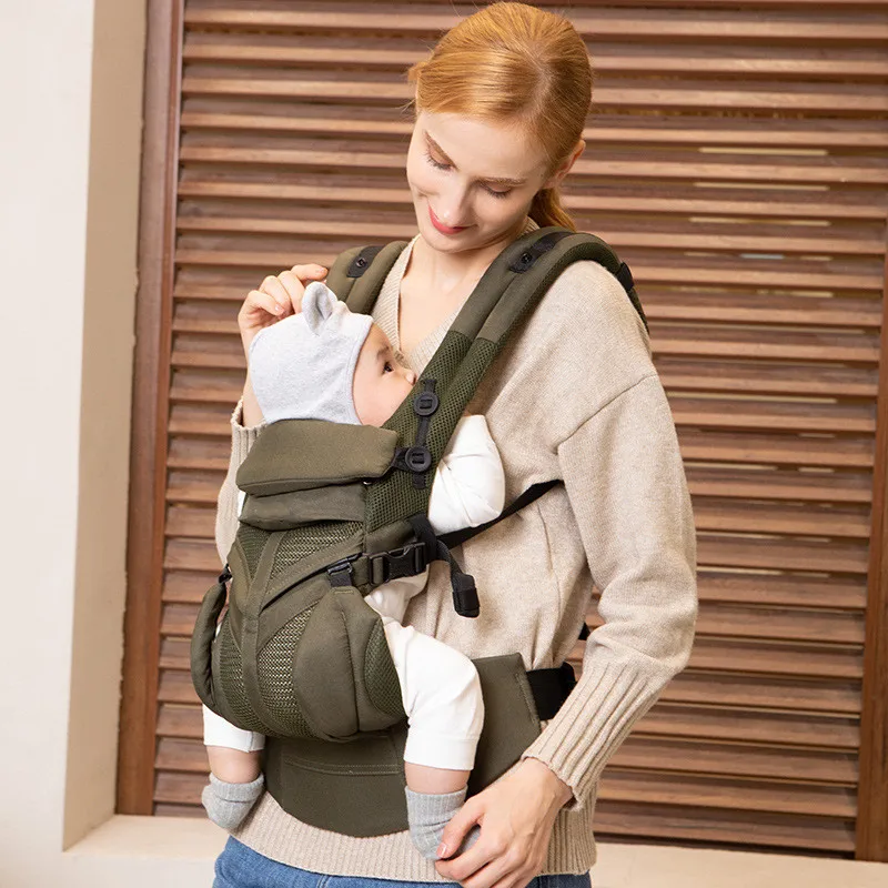 OEM Various styles Comfortable breathable safety baby sling newborn baby wrap carrier wholesale