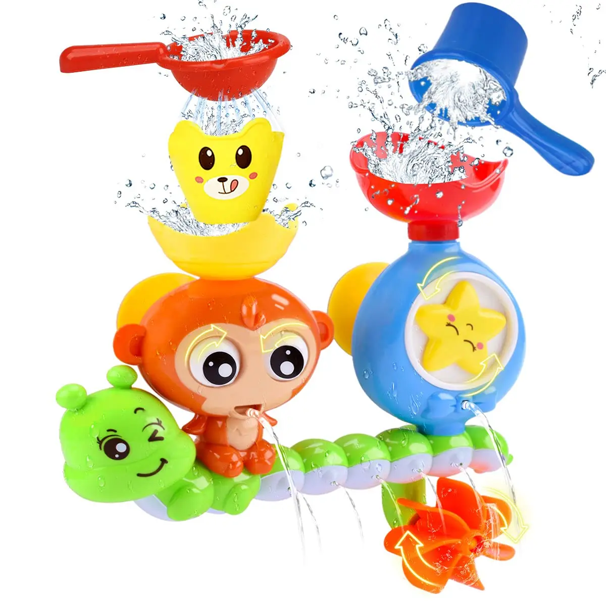 In Stock Hot Sale Bath Toys for Toddlers 1-3 Age Toddler Bath Tub Toys for Kids Baby Infant Water Bath Tub Toys