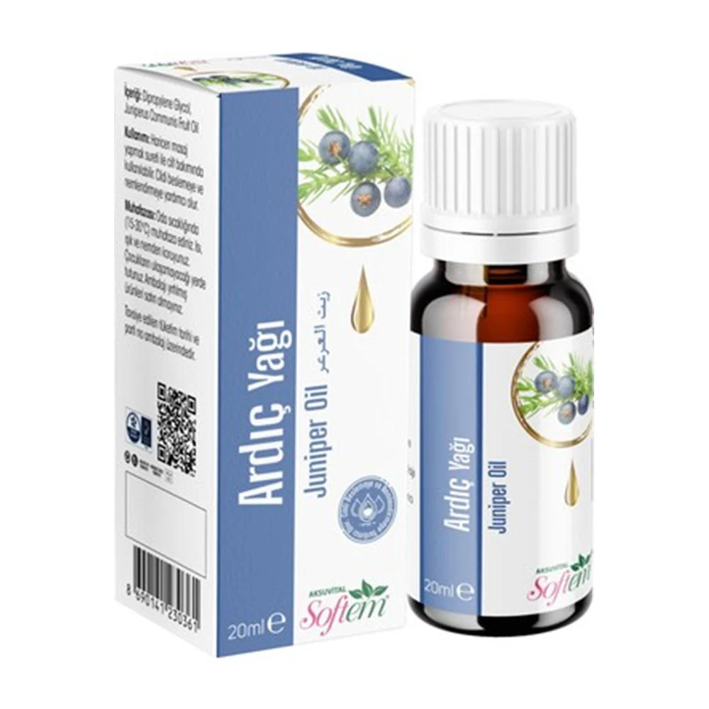 Softem Juniper Oil 20ML from Turkey Natural Herbal Oil Products Good Quality Best Price Aksuvital