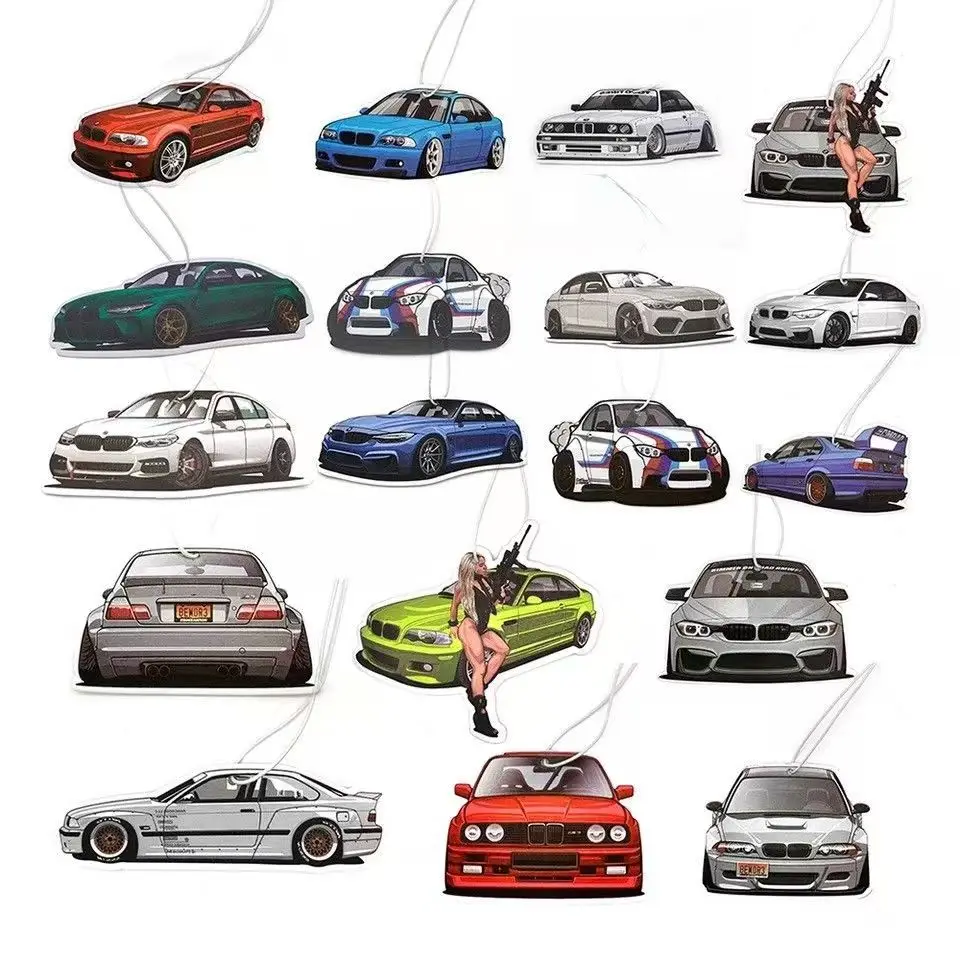 Promotional Paper Car Fragrance Air Freshener All Scents Refresh Paper Air Freshener car air freshener custom