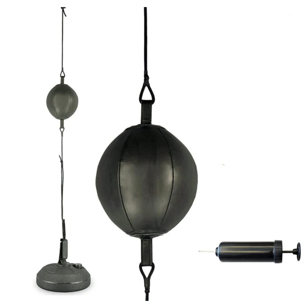 Quality Design Leather Punching Ball Pear Boxing Bag Reflex Speed Balls Fitness Training Double End Boxing Speed Ball