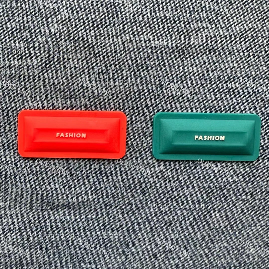 OEM Manufacture Customized Labels Rubber Patch 3D Embossed Custom  Patches For Clothing Custom Hats With Patches