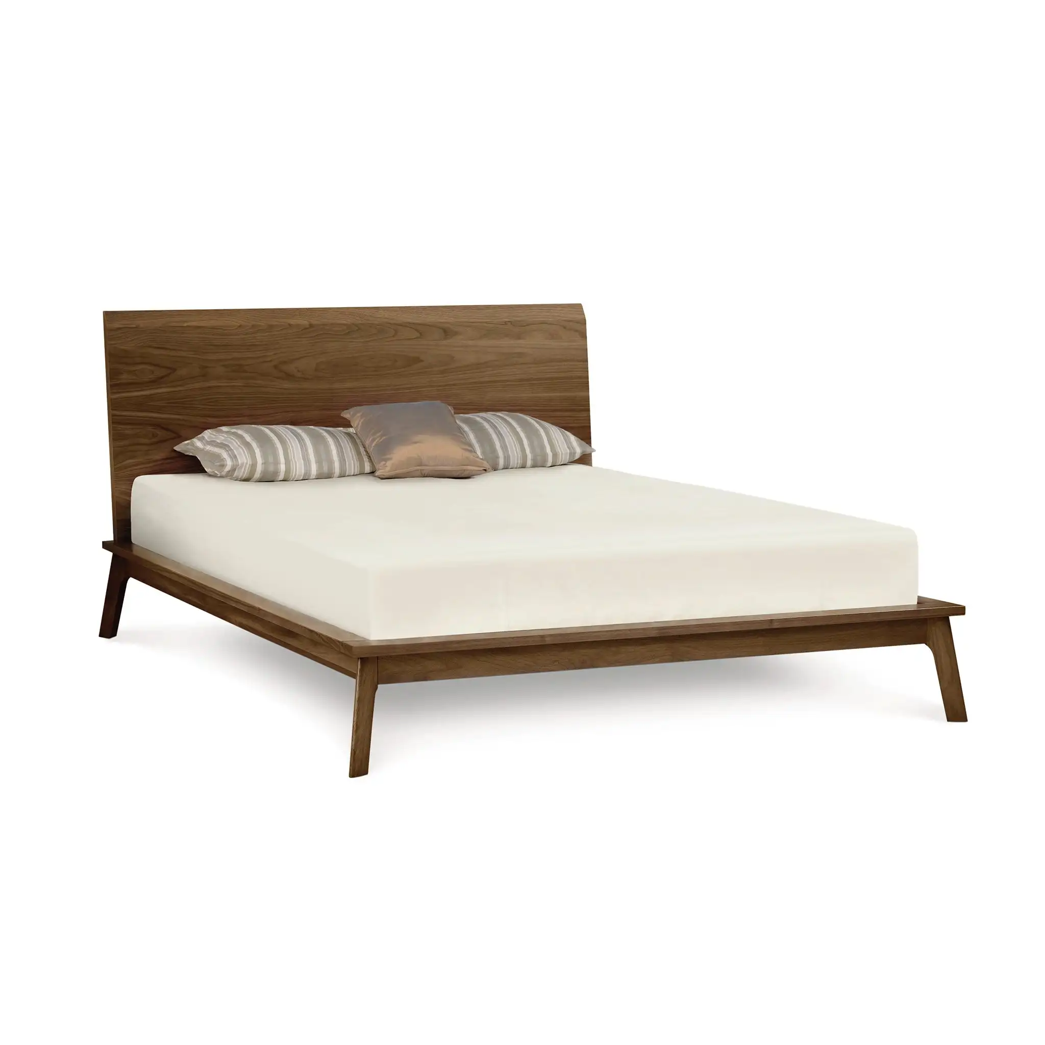 Luxury Mid-Century Platform Bed from Vietnam: Premium Bedroom Furniture for Discerning Buyers