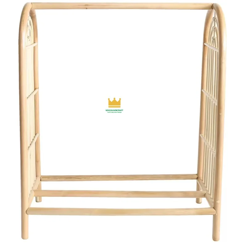 Rattan Clothing Rack With Hangers Made In Vietnam Baby Furniture Hot Sale