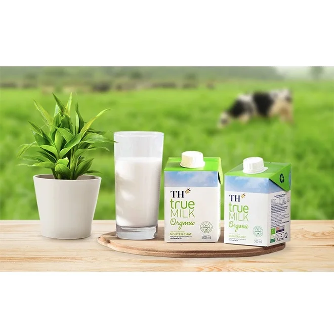 TH True Milk Organic 500ml Delicious Drinks Healthy Beverage Halal Certified Fresh Pure Organic Cow Milk Drink