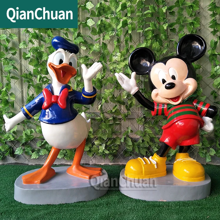 Wholesale Outdoor Animal Statue Glass fiber Cartoon sculpture