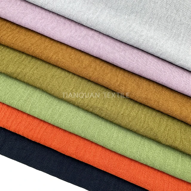 Comfortable, light and breathable 100% polyester lightweight thickness stripe solids style CEY fabric
