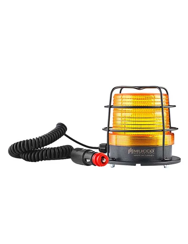 Magnetic Power Led Car Flash Signal Beacon Auto Strobe Lights Warning Light Emergency Lamps 5X3W Super Bright Power LED 2 Years