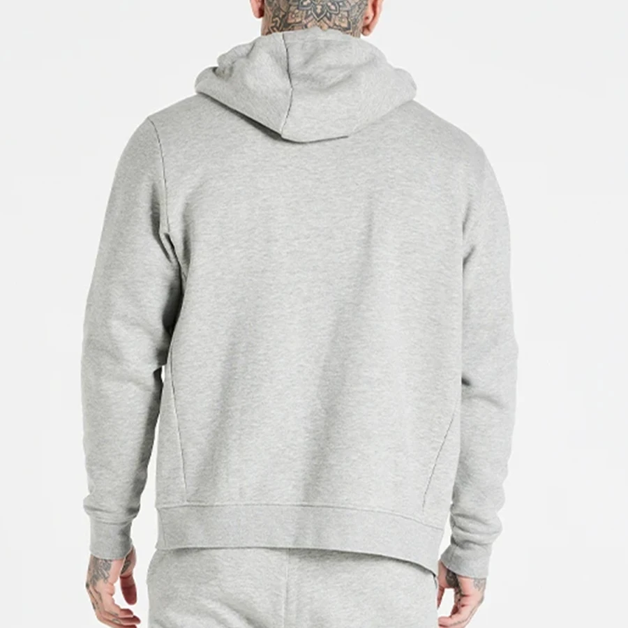 2024 Custom Classic plained full zip us Korean drawstring Sweats shirt 100% Cotton/polyester hoodies & sweatshirts jogging sets