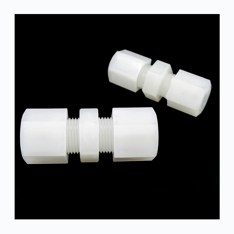 Bushing sealed pipe extension joint Plastic Joint PVDF union connectors size customized