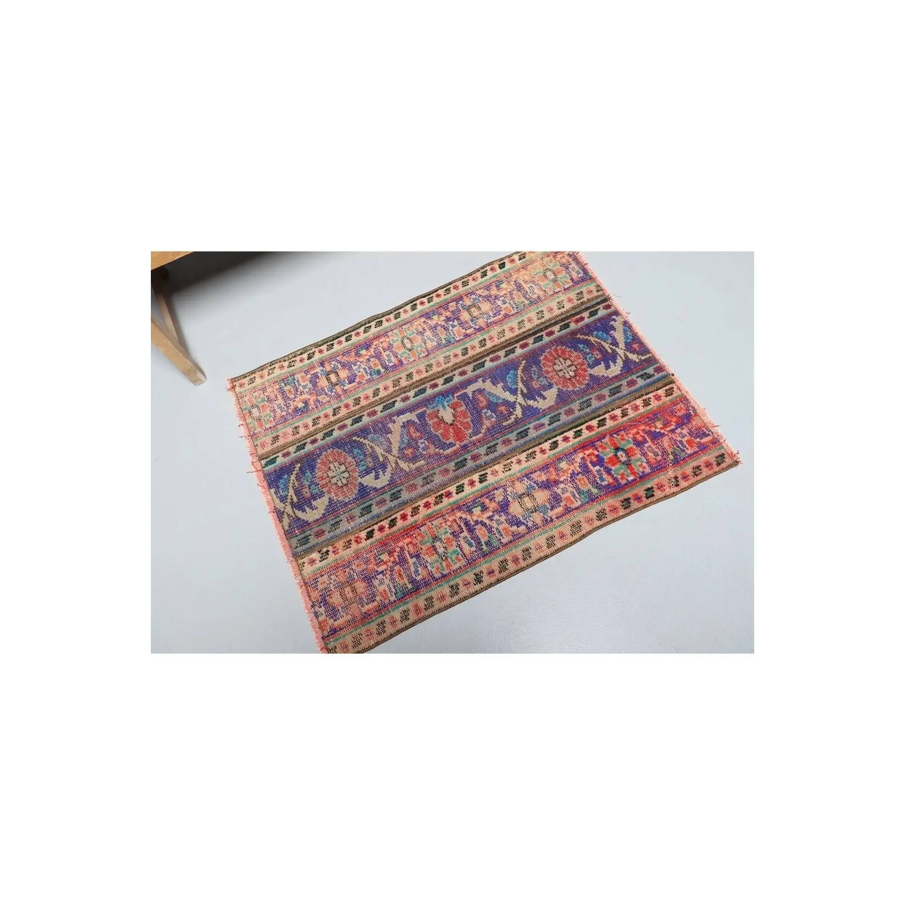 Hand Woven Carpet, 83x103 Cm Turkish Carpet, Anatolian Carpet