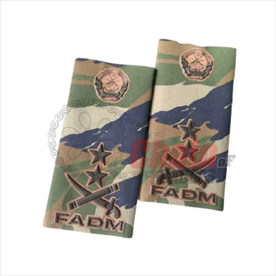 High Quality Customized Embroidered Epaulettes OEM Demand for Uniform Shoulder Board/Pad Accessory for Uniforms