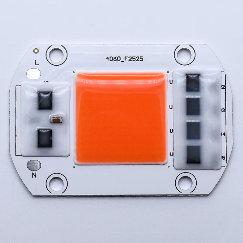 AC 110V 220V 230V 380-840nm full spectrum growing led chip 20w 30w 50w AC COB LED Chip