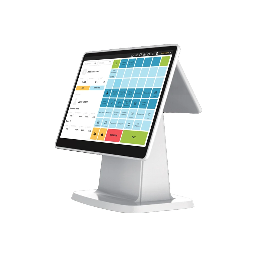 All In One Cash Register Android Screen Terminal Restaurant Pos Systems 15.6-inch Pos Software Machine Touch System