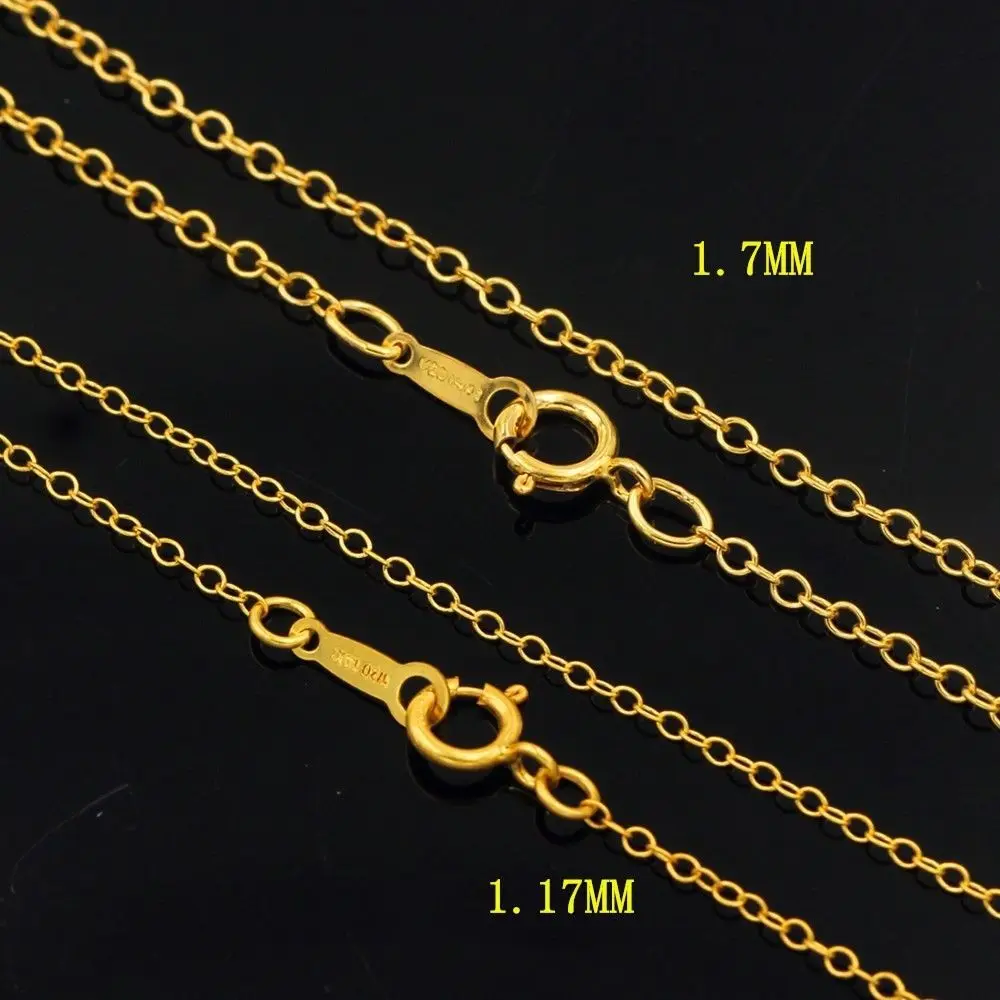 GLORY PACE permanent Jewelry 14K Gold Filled Finished Chain Necklaces for Women Girls