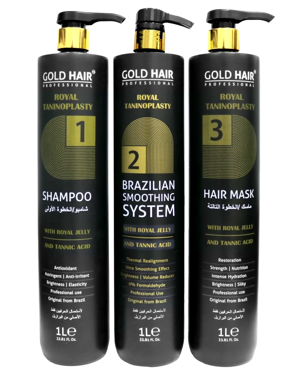 Professional Hair Treatment Gold Hair Brazilian Keratin From BRAZIL