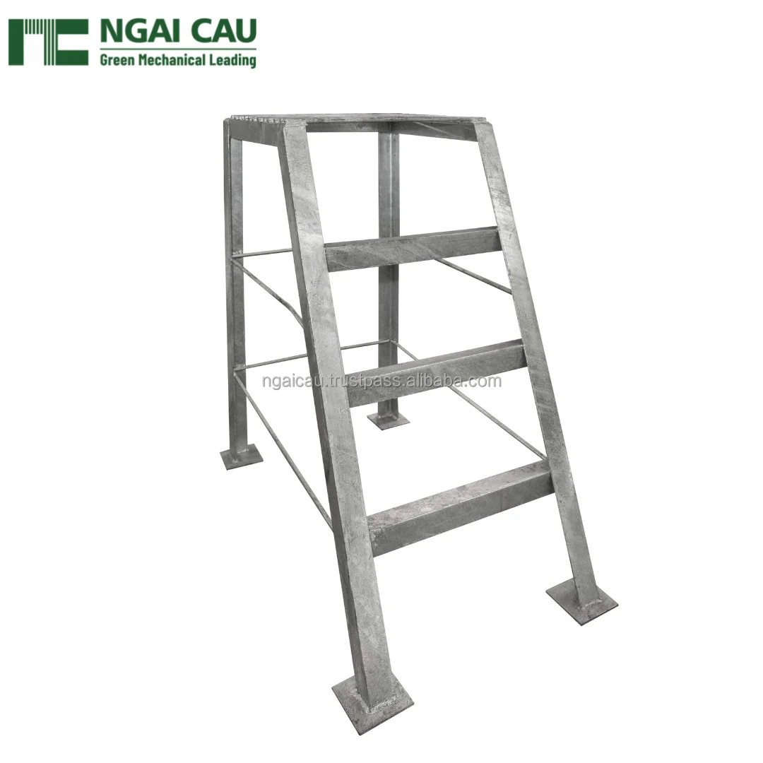 The Construction Of Galvanized Steel Safety Ladder Adhered To The Strictest Regulations In Vietnam