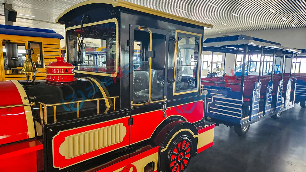 Classic best-selling small train / tourist attraction land trackless train for sale