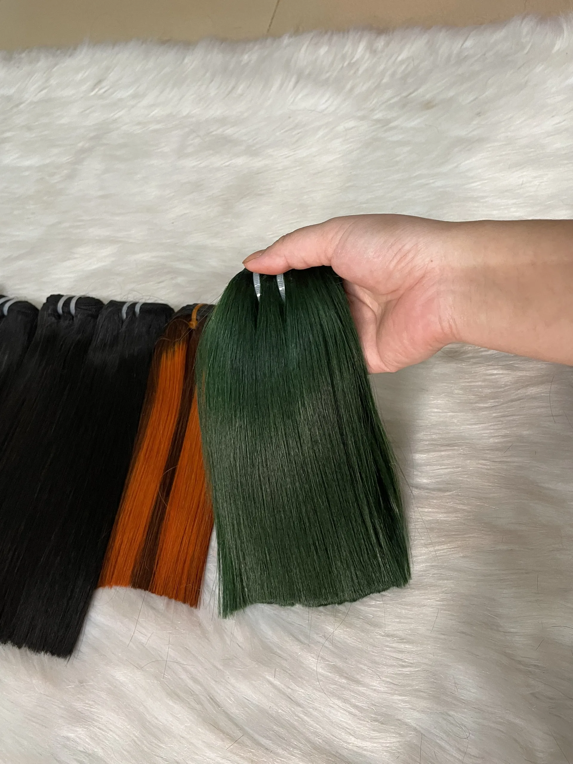 8 To 40 Inches Vietnam Real From Rawhair Vietnam Factory Bone Straight Human Hair 22 Inches