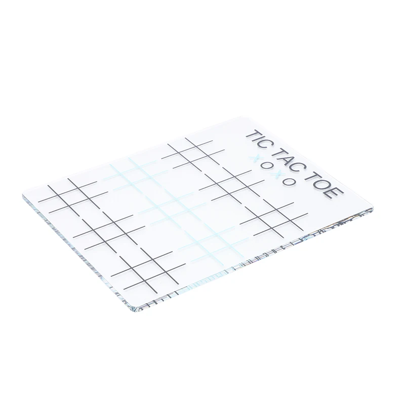 Custom Acrylic Chess Crosses Game Luxury Acrylic Tic Tac Toe game set acrylic tic tac toe for home