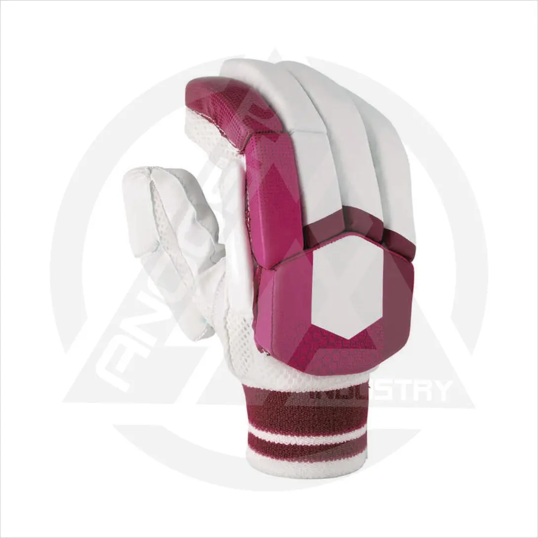 High Quality Customizable Cricket Batting Gloves Full Color and Size Design Made of Leather OEM Options