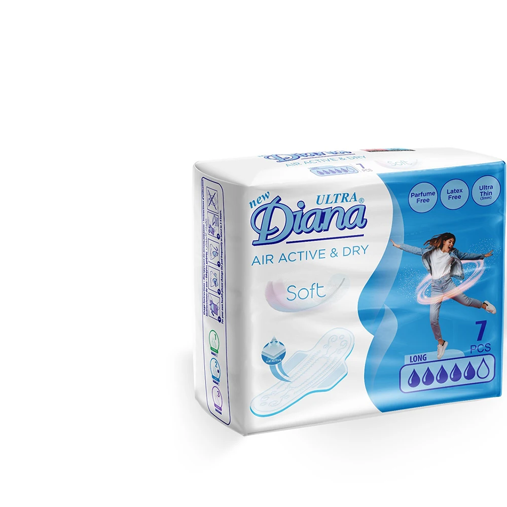 Фирменная Новинка ультра Diana Air Active & Dry мягкие гигиенические прокладки по оптовой цене