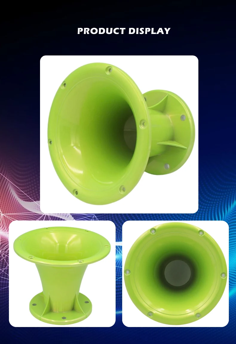 2 Inch Exit Horn Waveguide for Bolt On Compression Drivers - UV Resistant Chrome Finish