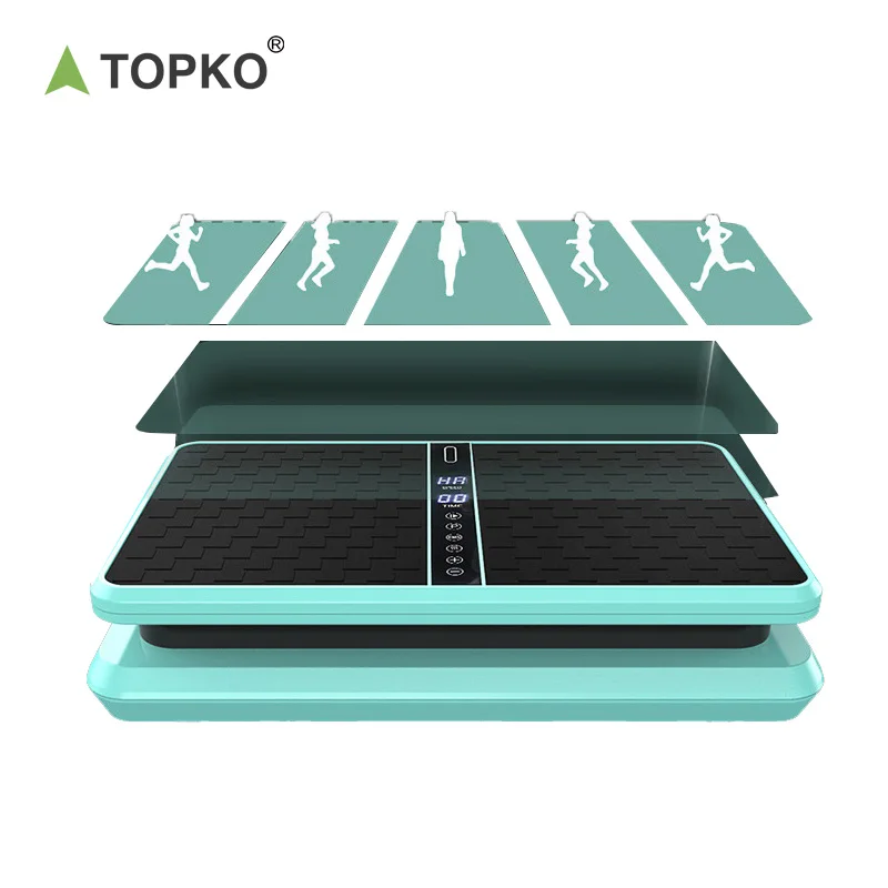 TOPKO High Quality Slim Exercise Fitness Vibration Plate Home Fitness Fat Burning Vibration Plate Exercise Machine