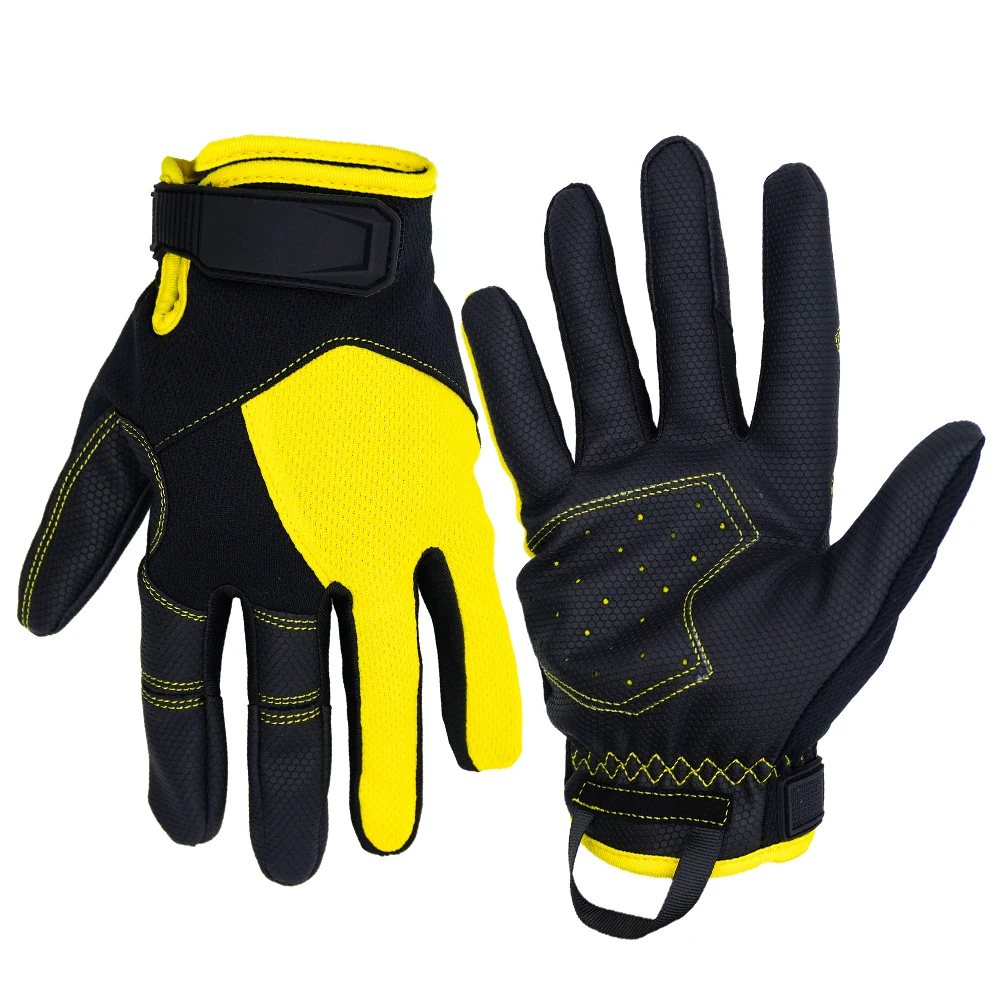 Motorcycle Riding Waterproof Anti-slip Cycling Gloves Touchscreen Full Finger Winter Warm Non-vibration Mechanic