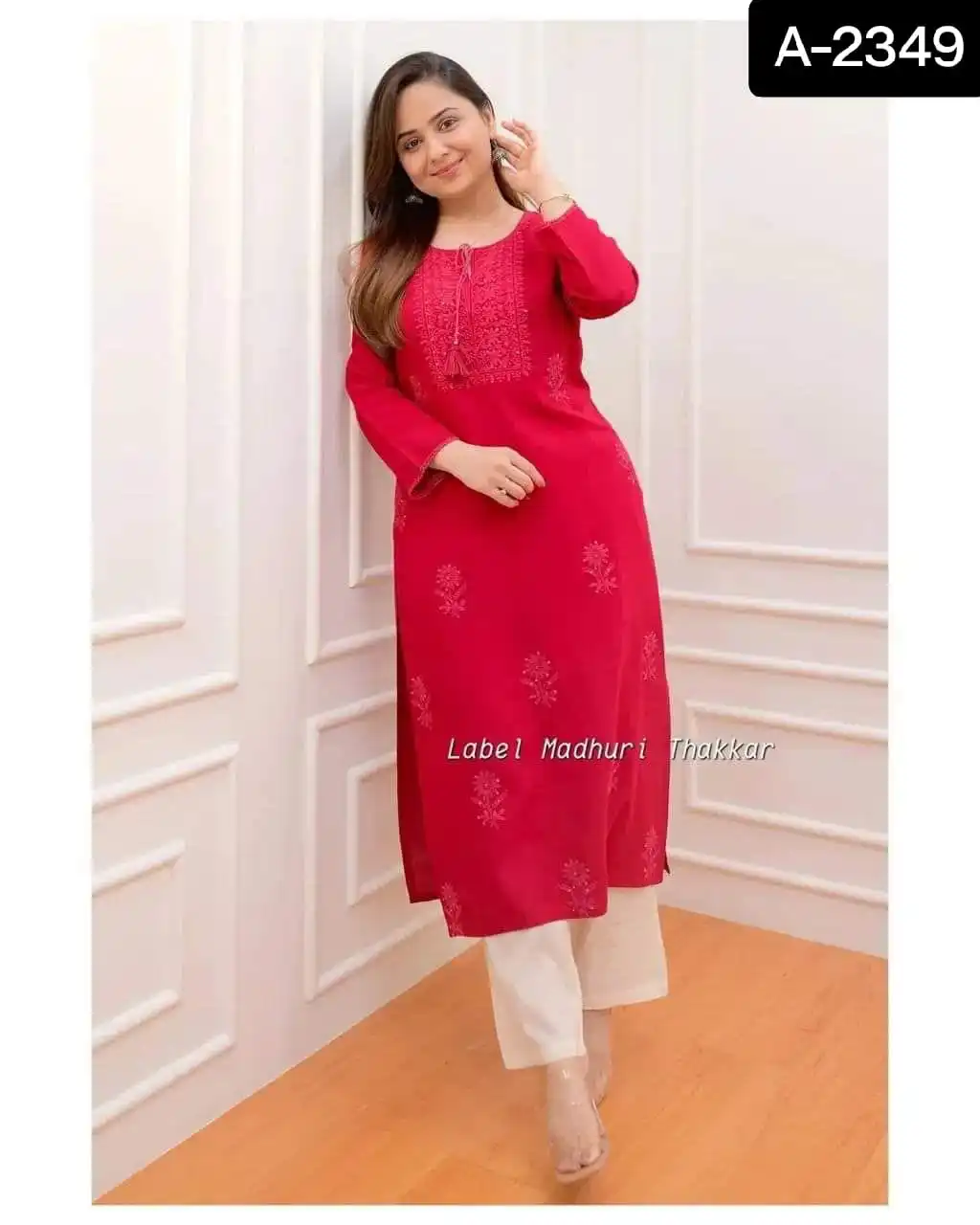 Latest Designer Women Kurtis Ladies Casual Wear Kurtis Salwar Kameez with Embroidery Work and Fancy Dupatta with Low Price Suit