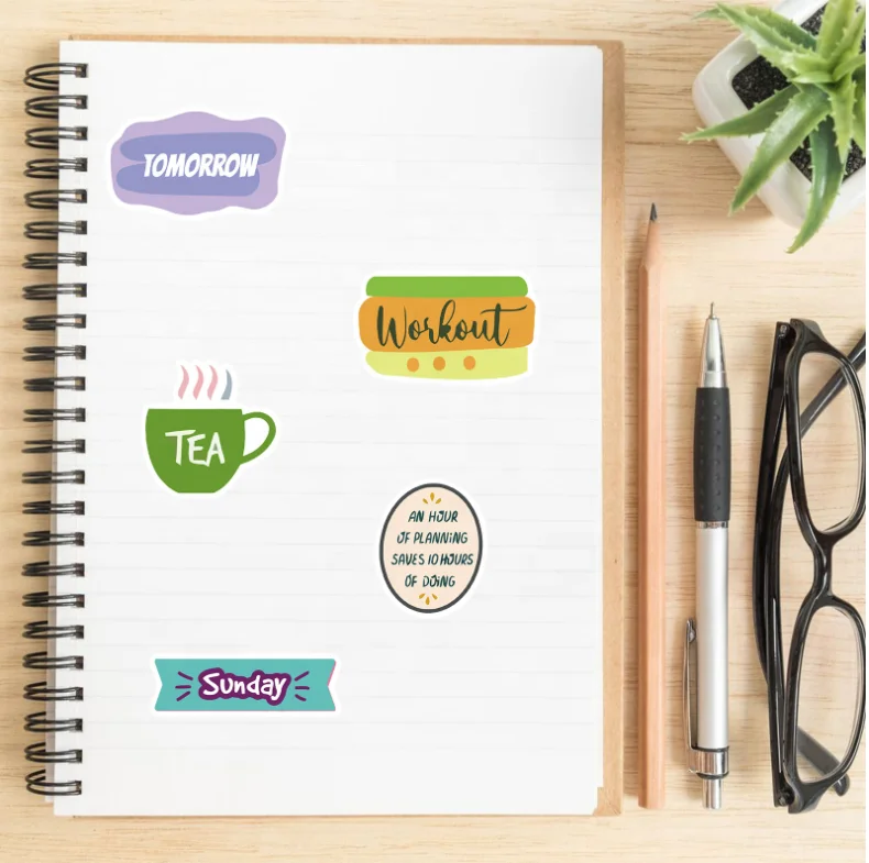 Waterproof Decorative Graffiti Stickers For Notebook Macbook Laptop PVC DIY Plan sticker