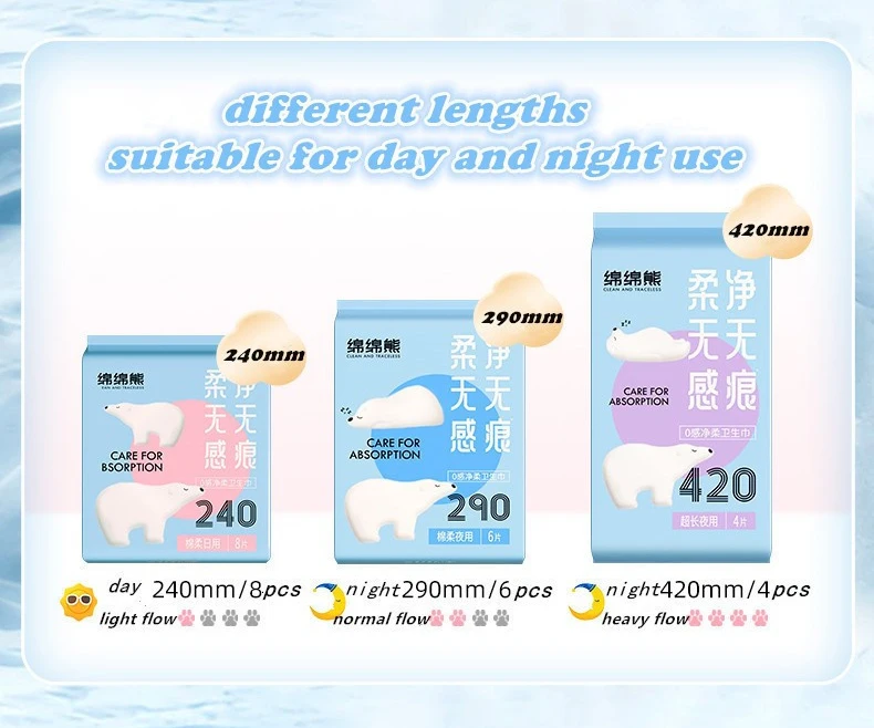 Thin Feminine Pads For Women Hygiene Products For Period Disposable Lady Menstrual Period Pad