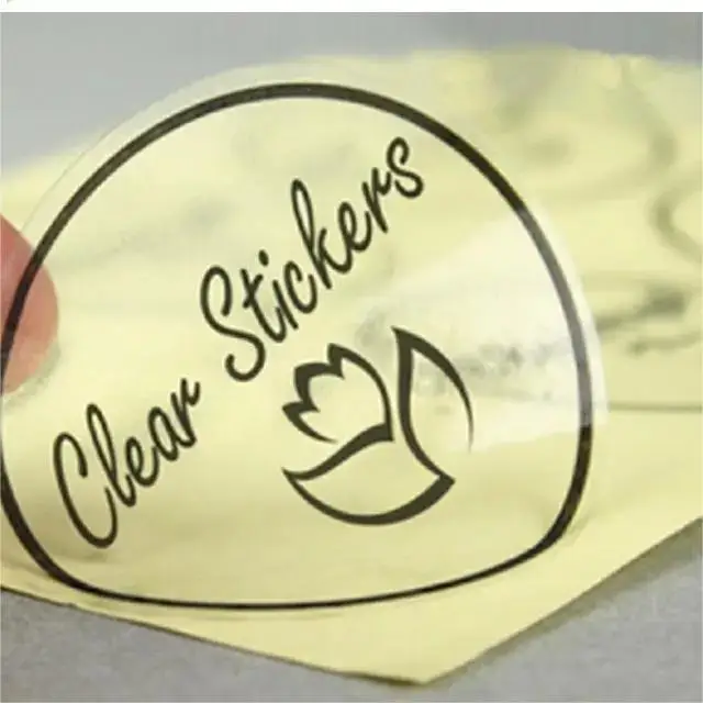 Custom Clear Biodegradable Adhesive Stickers with Logo - Perfect for Eco-Friendly Packaging