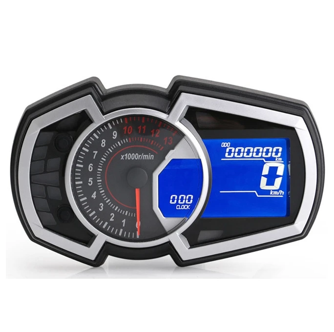 Digital Meter For Motorcycle Motorbike Scooter 12V LCD Display Material Origin