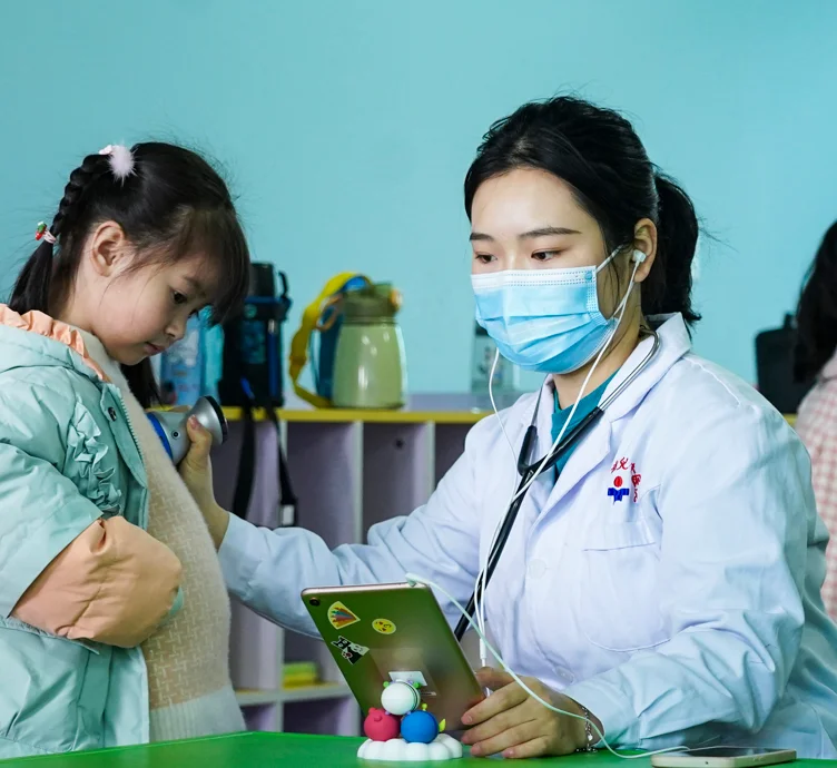 AI-powered Professional Medical  Wireless Smart Electronic Stethoscope for Telemedicine