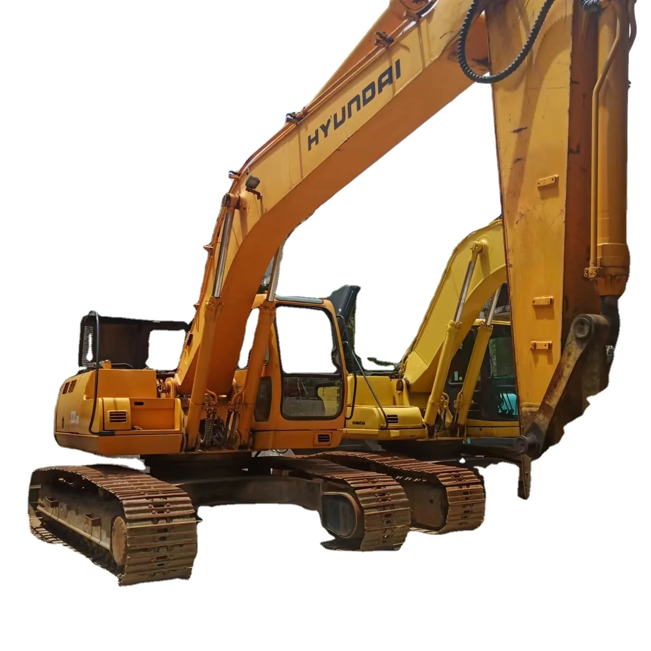 Hyundai 220-5 backhoe equipment Japanese used digger excavator machine with cheap price and spare parts for sale