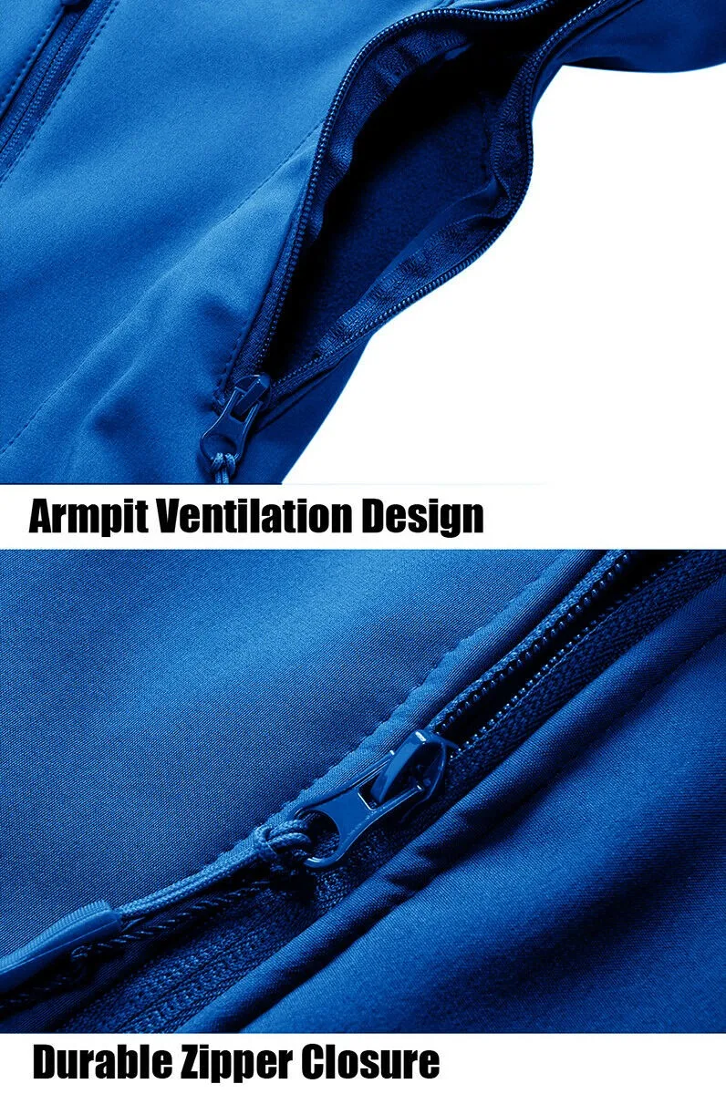 Outdoor Wear Ski Mens Softshell Jacket Custom Windbreaker Clothing Waterproof Customize Design