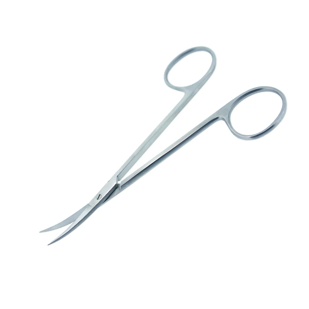 Surgical Top Quality Iris Super Cut Scissors: 4.5 Inches with Curved Blade and Sharp Point, Made From German Steel for Surgery