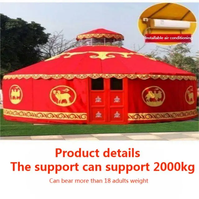 5m waterproof luxury mongolian yurt hotel tent