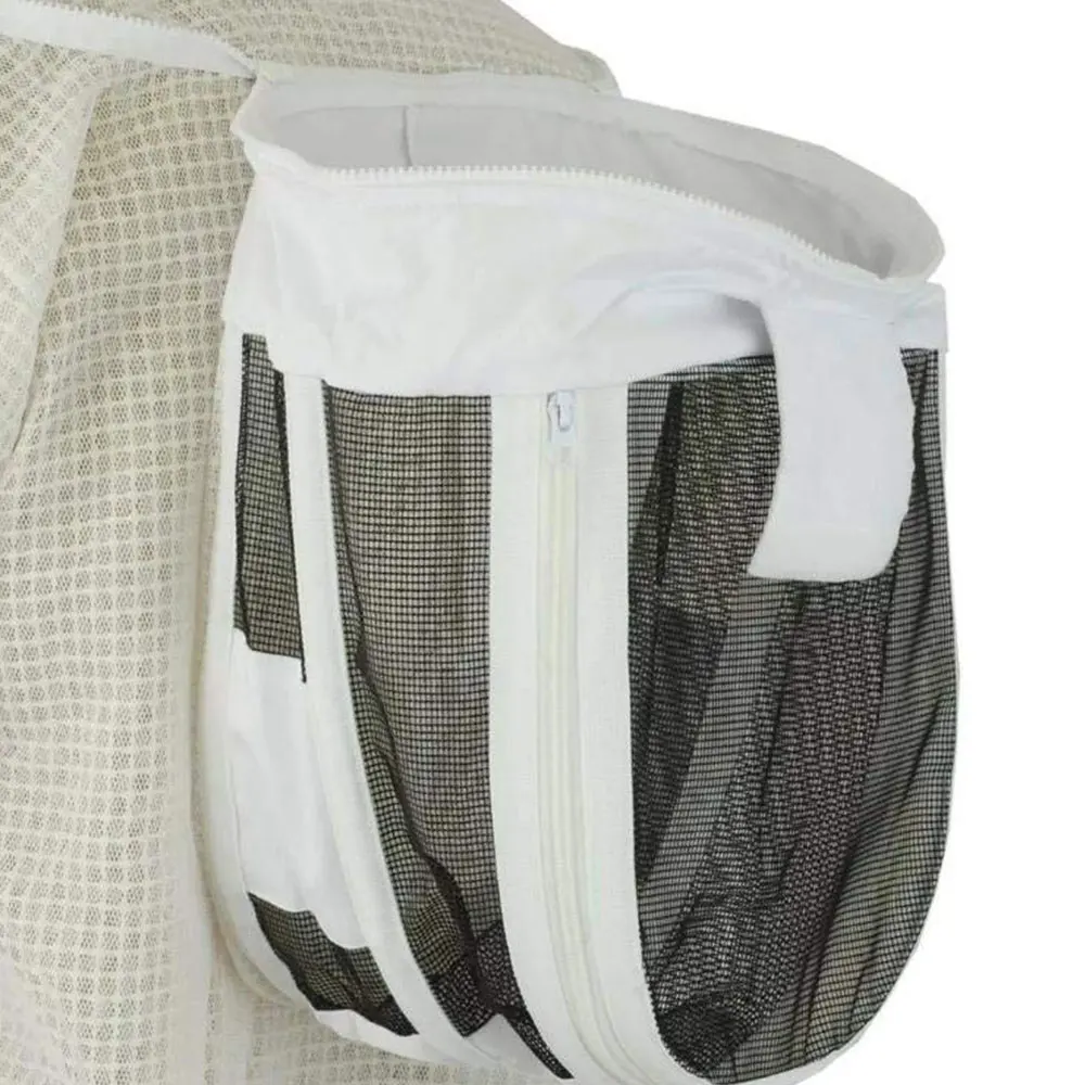 Great Quality Beekeeper Cotton Cloth Bee Keeping Equipment Hive Sleeve Beekeeping Jacket with Veil Bee Clothing