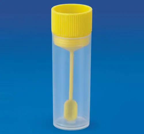 Stool Container with Spoon 25ml Disposable and Graduated Plastic Specimen Cup Urine collector radical